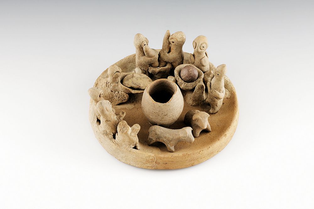 Syrohethitische Bäckerei (Modell), Syrien, Palästina, 2000 v. Chr., Ton